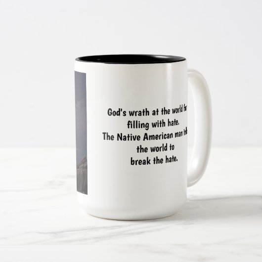 Tasse 2 Couleurs Amérindien (Devant droit)