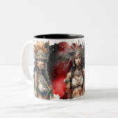 Tasse 2 Couleurs Amérindien (Devant gauche)