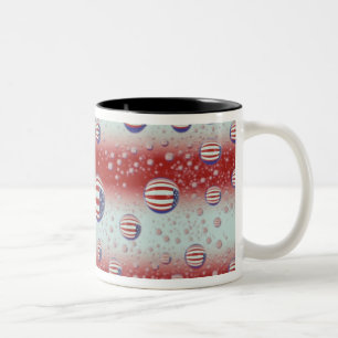 Tasse 2 Couleurs Amérique du Nord, États-Unis, WA, Redmond, Drapeau