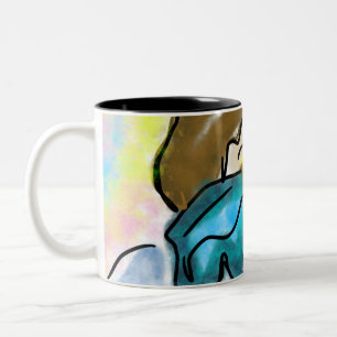 Tasse 2 Couleurs ami de plan Jésus