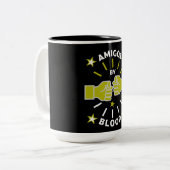 Tasse 2 Couleurs Amigos, meilleur ami (Devant gauche)