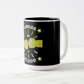 Tasse 2 Couleurs Amigos, meilleur ami (Devant droit)