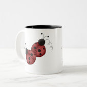 Tasse 2 Couleurs Amis de coccinelle (Devant gauche)