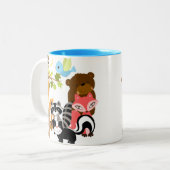 Tasse 2 Couleurs Amis de forêt (Devant gauche)