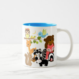 Tasse 2 Couleurs Amis de forêt