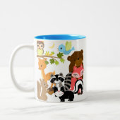 Tasse 2 Couleurs Amis de forêt (Gauche)