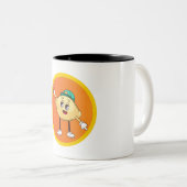 Tasse 2 Couleurs Amis des Fruits (Devant droit)