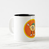 Tasse 2 Couleurs Amis des Fruits (Devant gauche)