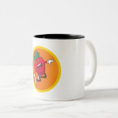 Tasse 2 Couleurs Amis des Fruits (Devant droit)