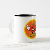 Tasse 2 Couleurs Amis des Fruits (Devant gauche)