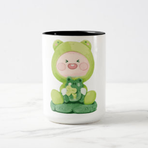 Tasse 2 Couleurs Amis KaKao - Apeach la grenouille verte en vacance