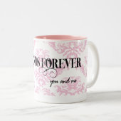 Tasse 2 Couleurs Amis pour toujours (Devant droit)