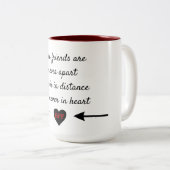 Tasse 2 Couleurs Amis vrais (Devant droit)