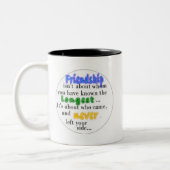Tasse 2 Couleurs Amitié (Gauche)