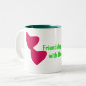Tasse 2 Couleurs Amitié (Devant gauche)