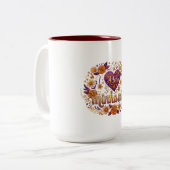 Tasse 2 Couleurs Amo a minha mãe, (Devant gauche)