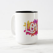 TASSE 2 COULEURS AMOUR (Devant gauche)