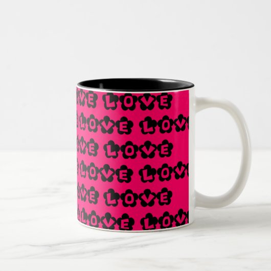 TASSE 2 COULEURS AMOUR (Droit)