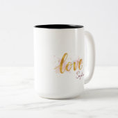 Tasse 2 Couleurs Amour (Devant droit)