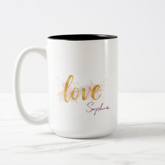 Tasse 2 Couleurs Amour (Gauche)