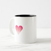 Tasse 2 Couleurs Amour (Devant gauche)