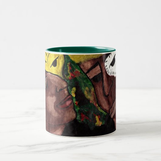 TASSE 2 COULEURS AMOUR AFRICAIN (Centre)