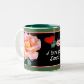 Tasse 2 Couleurs AMOUR & APPRÉCIATION ! ~ Musique de sonnerie (Devant gauche)