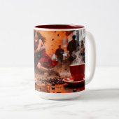 Tasse 2 Couleurs Amour Café 7 (Devant droit)