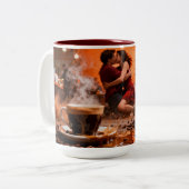 Tasse 2 Couleurs Amour Café 7 (Devant gauche)