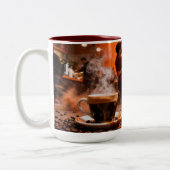 Tasse 2 Couleurs Amour Café 7 (Gauche)