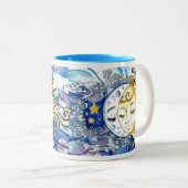 Tasse 2 Couleurs Amour céleste 2 (Devant droit)