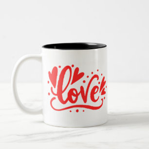 Tasse 2 Couleurs Amour - Cœur
