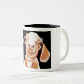 Tasse 2 Couleurs Amour de chèvre (Devant droit)