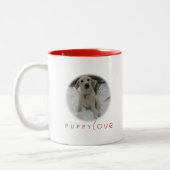 Tasse 2 Couleurs Amour de chiot (Gauche)