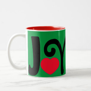 Tasse 2 Couleurs Amour de coeur de joie