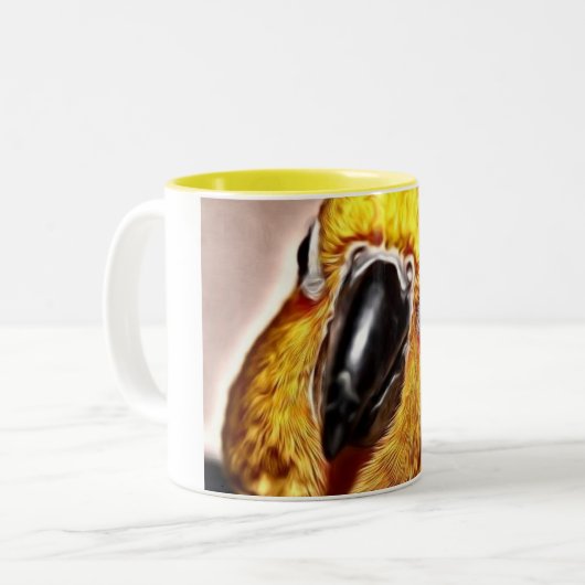 Tasse 2 Couleurs Amour de Conure (Devant gauche)