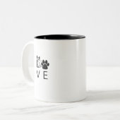 TASSE 2 COULEURS AMOUR DE CORGI (Devant gauche)