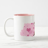 Tasse 2 Couleurs Amour de furet (Gauche)