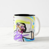 Tasse 2 Couleurs amour de jésus (Devant droit)