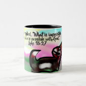 Tasse 2 Couleurs amour de jésus (Centre)