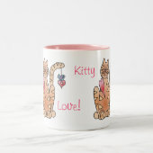 Tasse 2 Couleurs AMOUR DE KITTY ! par SHARON SHARPE (Centre)