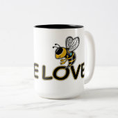 TASSE 2 COULEURS AMOUR DE L'ABEILLE (Devant droit)