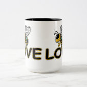 TASSE 2 COULEURS AMOUR DE L'ABEILLE (Centre)