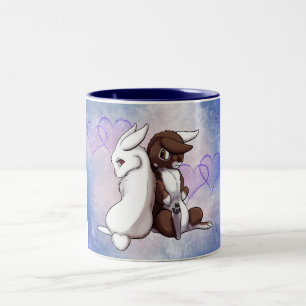 Tasse 2 Couleurs Amour de lapin