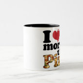 Tasse 2 Couleurs Amour de Pizza (Centre)