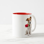 Tasse 2 Couleurs Amour de Terrier (Devant droit)