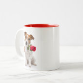Tasse 2 Couleurs Amour de Terrier (Devant gauche)