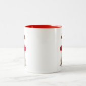 Tasse 2 Couleurs Amour de Terrier (Centre)