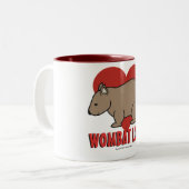 Tasse 2 Couleurs Amour de wombat (Devant gauche)