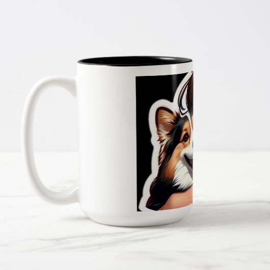 Tasse 2 Couleurs Amour des animaux (Gauche)